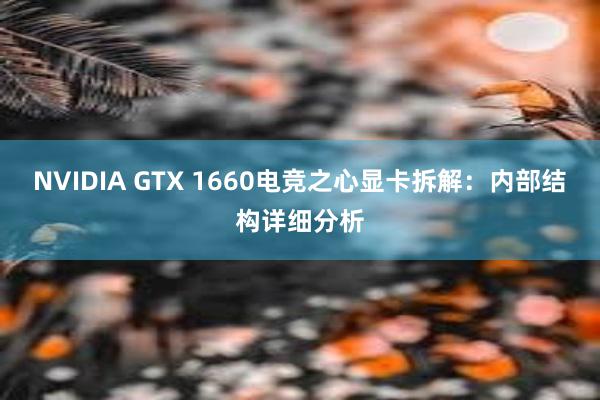 NVIDIA GTX 1660电竞之心显卡拆解：内部结构详细分析